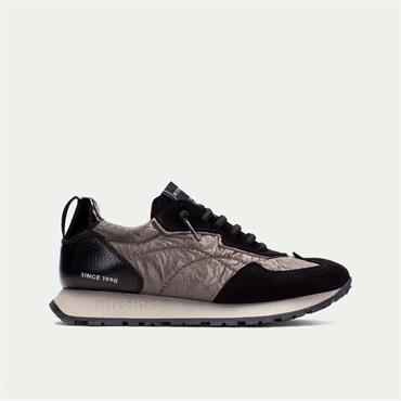 Hispanitas Kansas Nylon Trainer - Black Taupe
